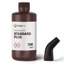 Фотополимерная смола Tiger3D Standard Plus 10K, черная (1 кг)