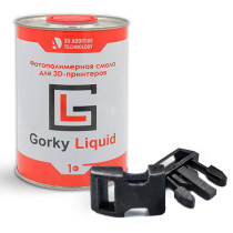 Фотополимерная смола Gorky Liquid Durable, черная (1 кг)