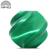 Катушка PLA Silk+ пластика Bambu lab 1.75 мм 1кг., конфетно-зеленая
