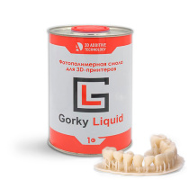 Фотополимерная смола Gorky Liquid Dental Crown, бежевая А3 (1 кг)