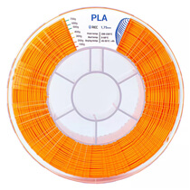 Катушка пластика REC PLA 1.75мм 0,75 кг, оранжевая