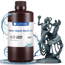 Фотополимерная смола Anycubic Water-Wash Resin 2.0, HD серая (1 кг)