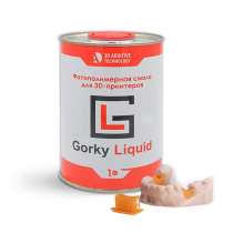 Фотополимерная смола Gorky Liquid Dental Gingiva, розовая (1 кг)