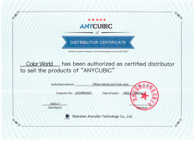 Сертификат Anycubic 2026