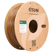 Катушка пластика PLA+ ESUN 1.75 мм 1кг., коричневая