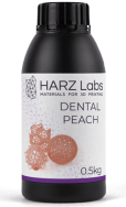 Фотополимерная смола HARZ Labs Dental Peach, персиковый (0,5 кг)