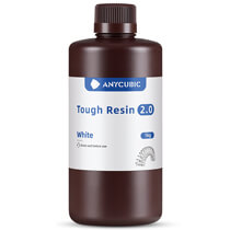 Фотополимерная смола Anycubic Flexible Tough Resin 2.0, белая (1 кг)