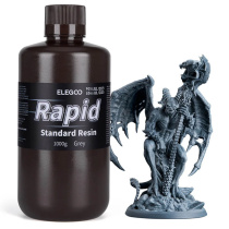 Фотополимерная смола Elegoo Rapid Standard Resin, серая (1 л)