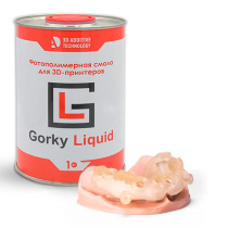 Фотополимерная смола Gorky Liquid Dental Surgical, прозрачная (1 кг)