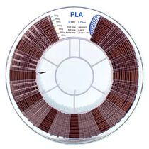 Катушка пластика REC PLA 1.75мм 0,75 кг, коричневая