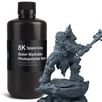 Фотополимерная смола Elegoo Water Washable Resin 8K, серая (1 кг)