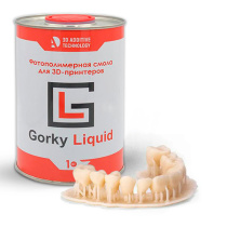Фотополимерная смола Gorky Liquid Dental Crown, бежевая А2 (1 кг)