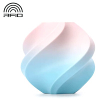 Катушка PLA Basic пластика Bambu lab - RFID 1.75 мм 1кг, розово-голубая (градиент)