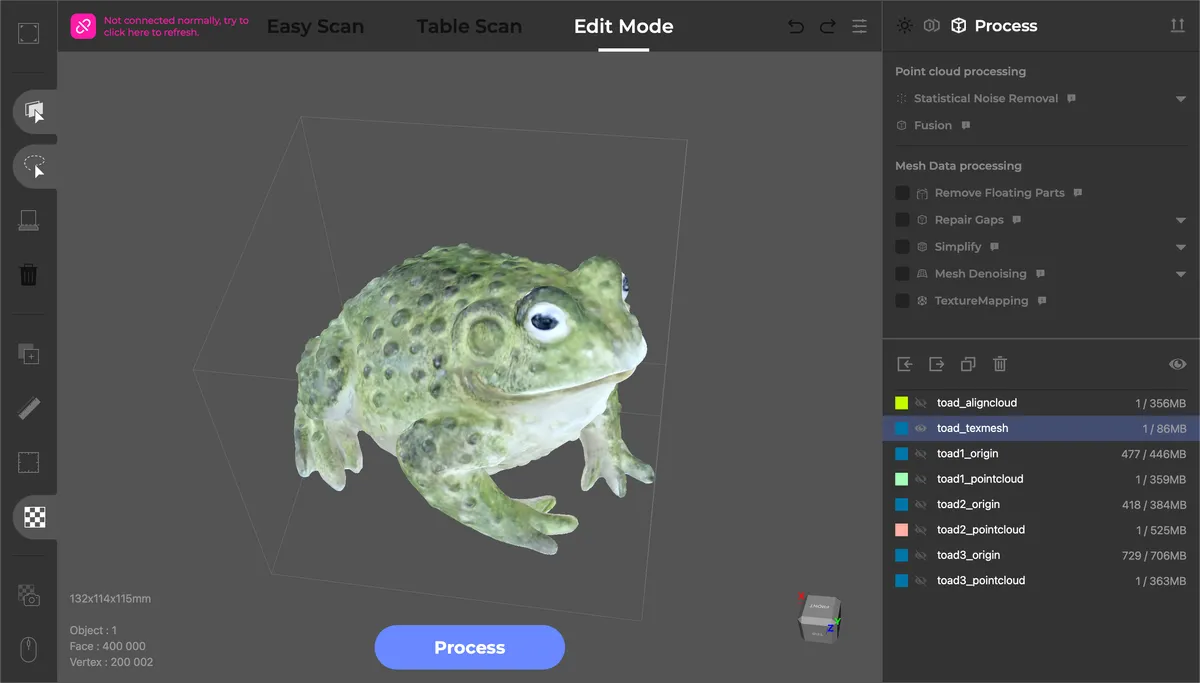 3dmakerpro toucan scanning