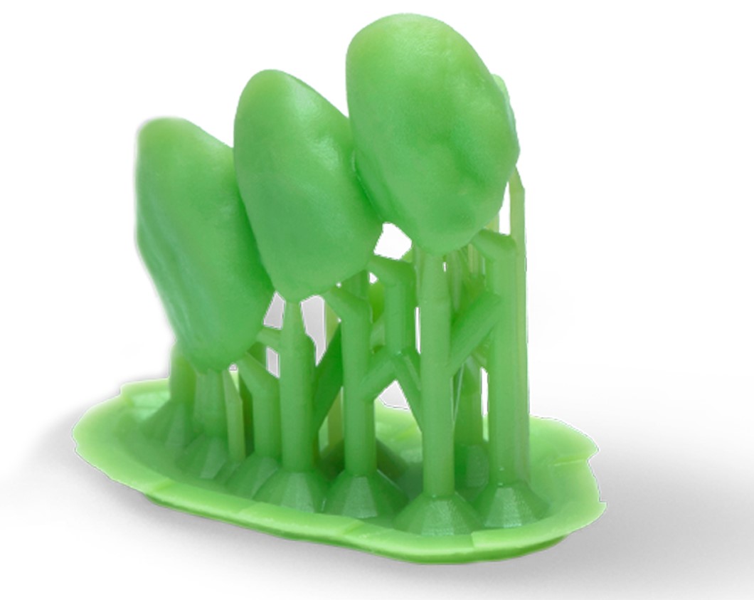 Модели из Phrozen Wax-like Dental Green