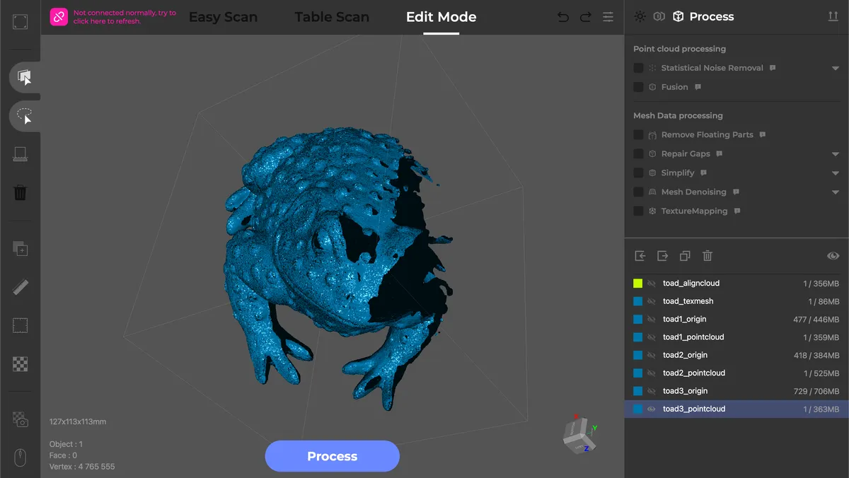 3dmakerpro toucan scanning