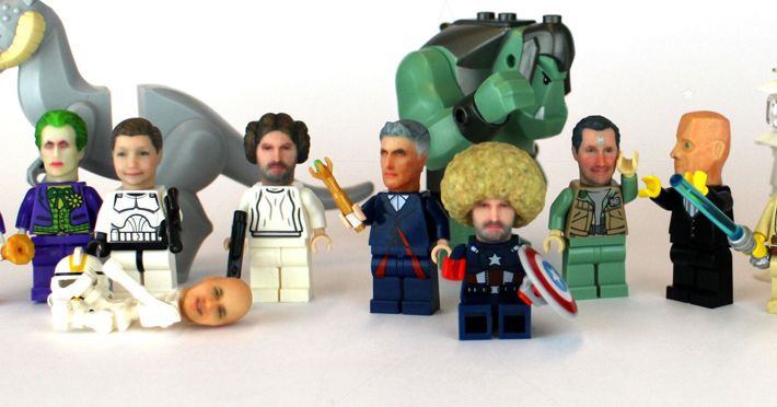 Кастомные головы для LEGO человечков