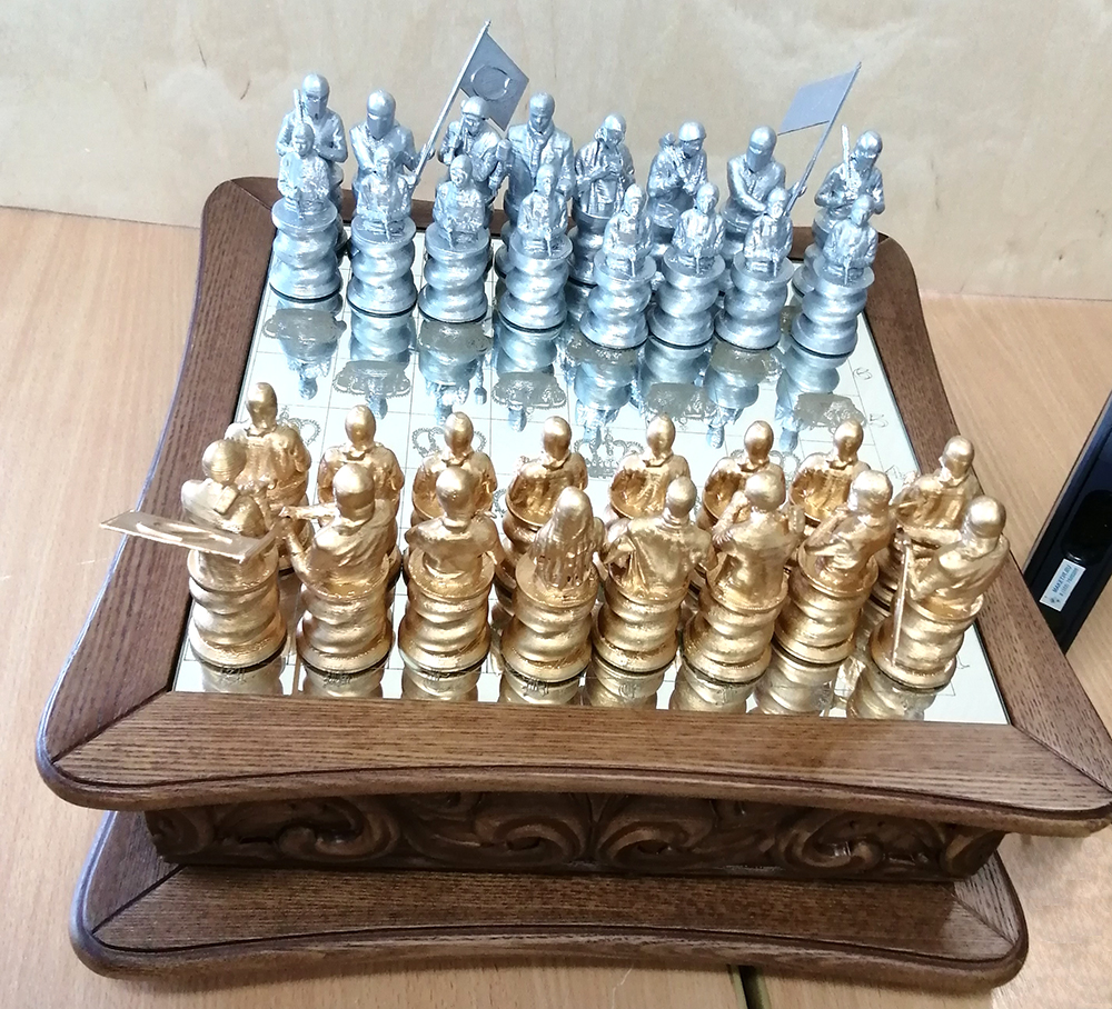 Шахматы, напечатанные на 3D-принтере