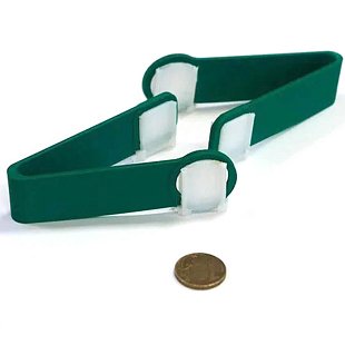 Катушка пластика REC ABS 1.75мм 0,75 кг, зеленая