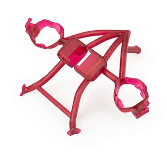 Фотополимерная смола HARZ Labs Dental Cast Cherry PRO, вишневая, полупрозрачная (0,5 кг)