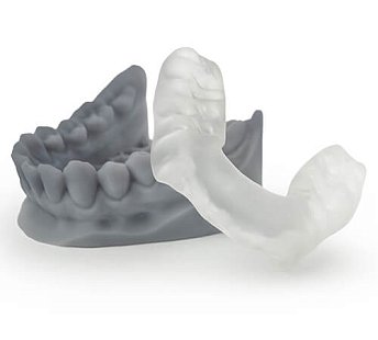 Фотополимерная смола HARZ Labs Dental Splint Soft, прозрачная (0,5 кг)