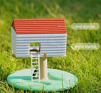 Катушка PLA Marble пластика Bambu lab - RFID 1.75 мм 1кг, белый мрамор