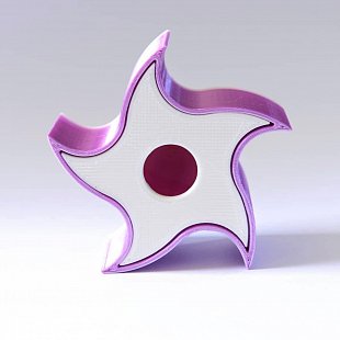 Катушка пластика eSilk-PLA Esun, 1.75 мм, 1 кг, фиолетовая