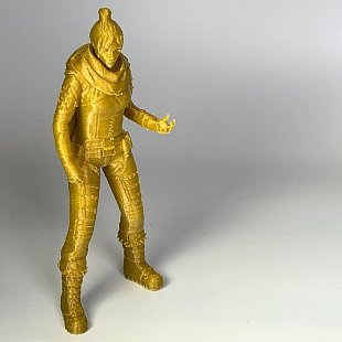 Катушка пластика ePLA-Silk Esun, 1.75 мм 1 кг, золотая