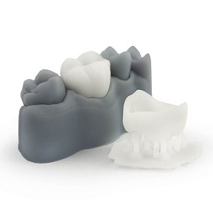 Фотополимерная смола HARZ Labs Dental Bleach PRO, белая (0,5 кг)