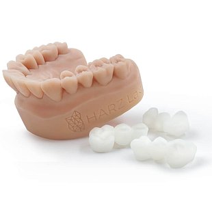 Фотополимерная смола HARZ Labs Dental Bleach PRO, белая (1 кг)