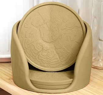 Катушка PLA Wood пластика Bambu lab 1.75 мм 1кг, береза