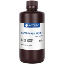 Фотополимерная смола Anycubic Water-Wash Resin+ HD, серая (1 кг)