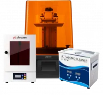 Комплект 3D принтер Phrozen Sonic Mini 8K + Ультразвуковая ванна Granbo GS0102, 3.2 л + УФ-камера Phrozen Cure (V2)